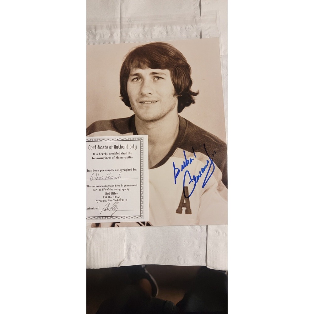 Gilbert Perrault Autographed 8x10 Photo With Coa